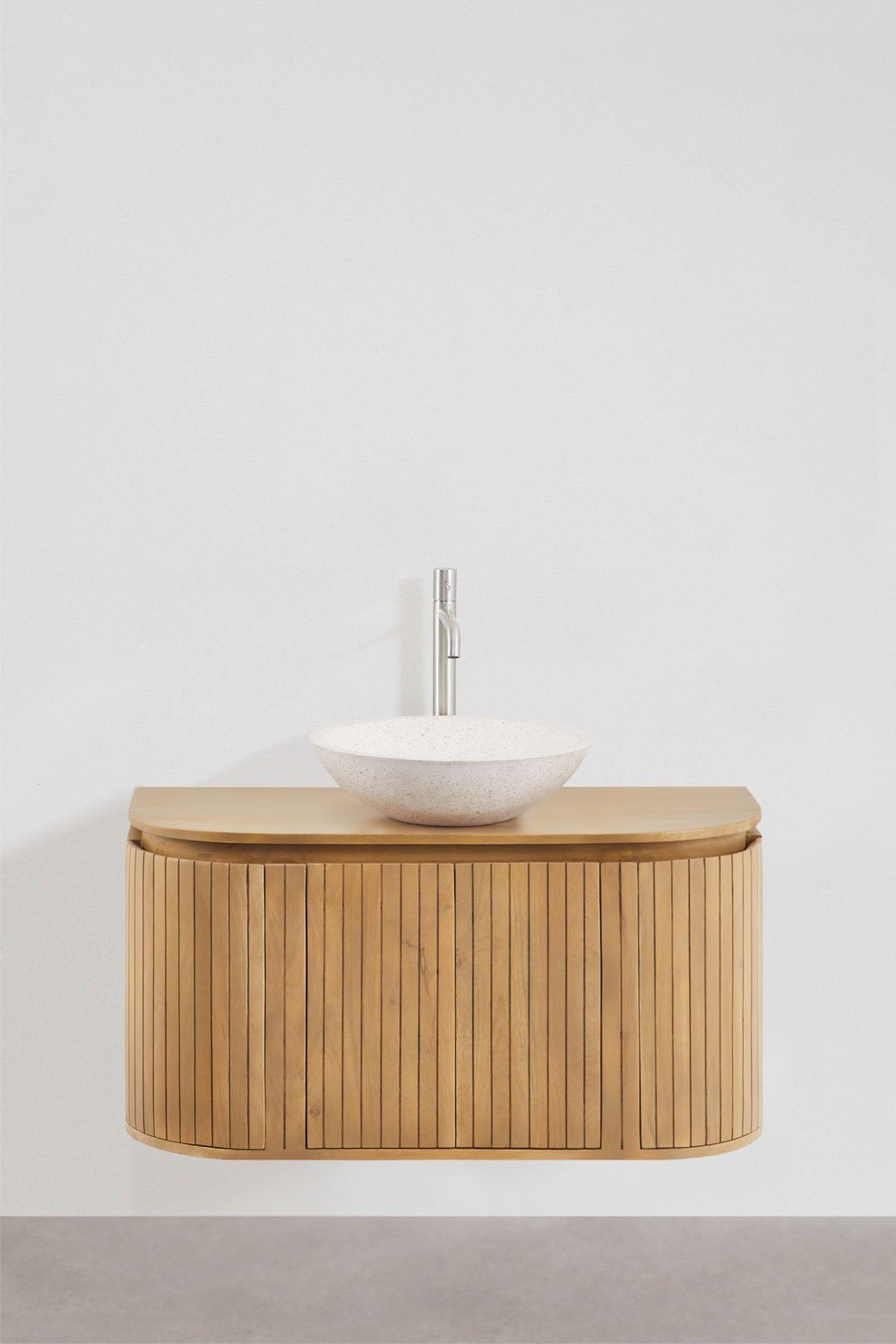 Conjunto de mueble de baño en madera de mango Analis, imagen de galería 2