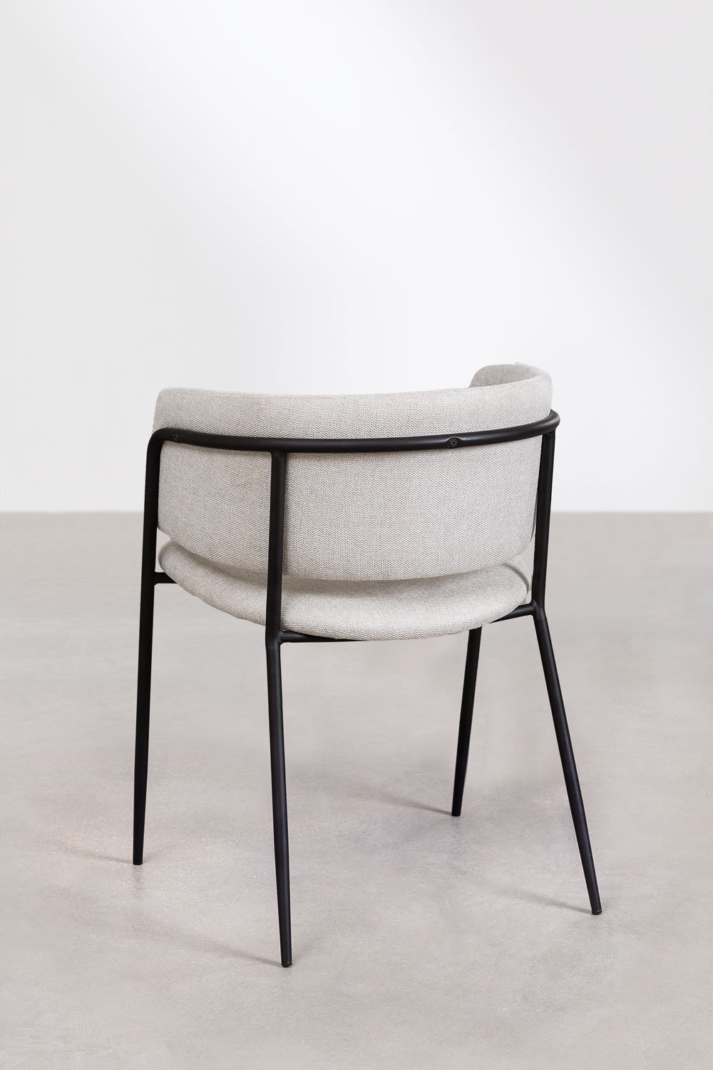 Pack de 4 sillas de comedor tapizadas Nalon, imagen de galería 4