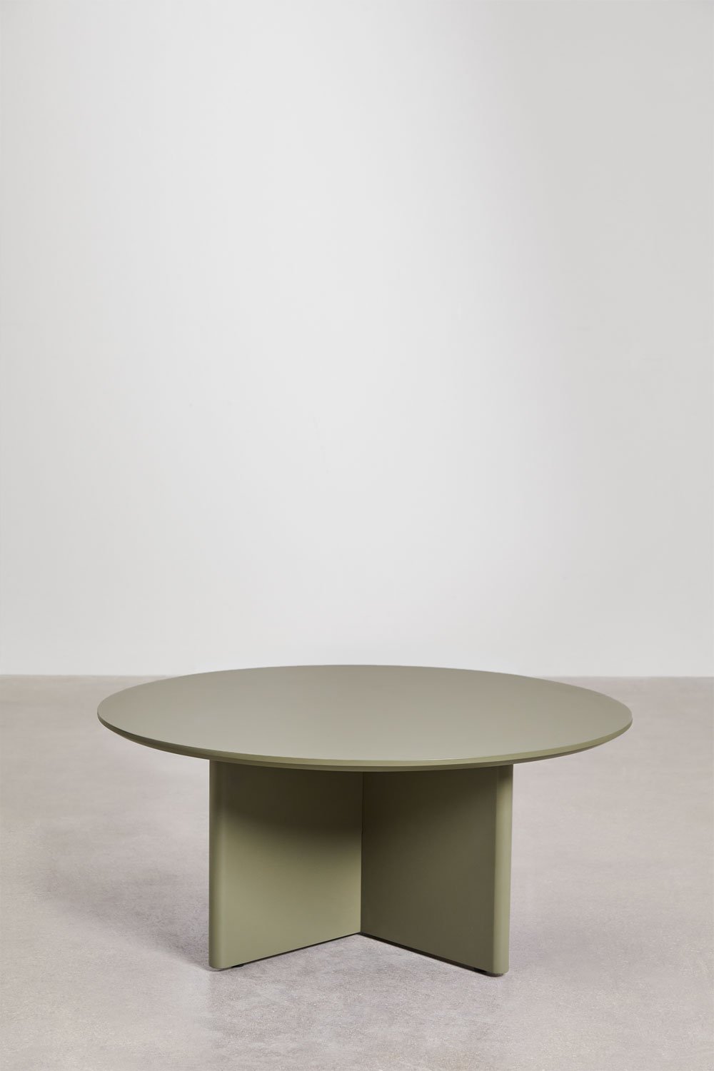 Mesa de centro redonda Ø80 cm en MDF Saonara, imagen de galería 4