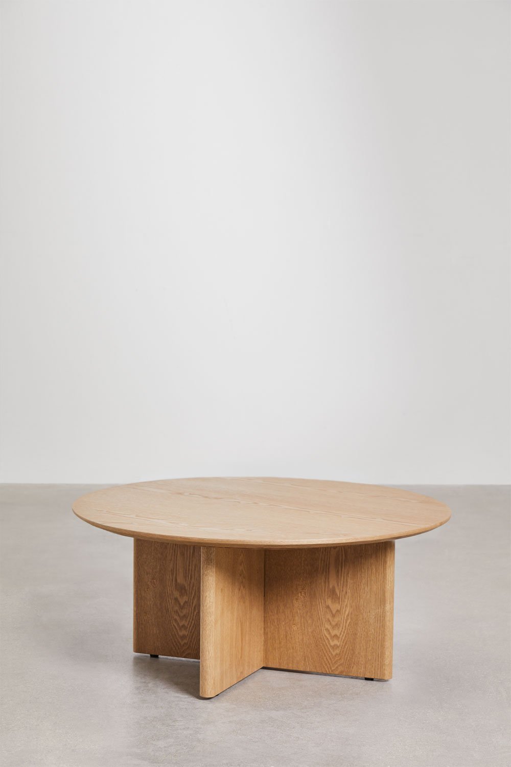 Mesa de centro redonda Ø80 cm en MDF Saonara, imagen de galería 2