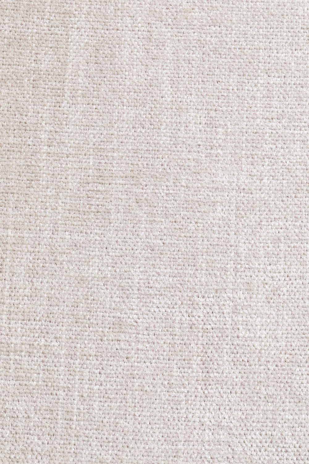 Pack de 2 taburetes altos 65cm en hierro acabado blanco gardenia, tela blanco roto y madera Wilpier, imagen de galería 8