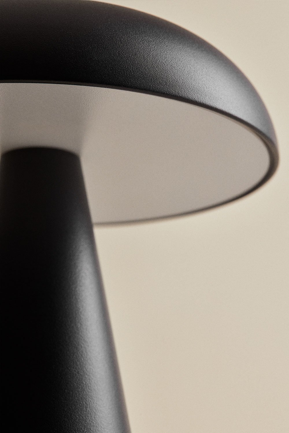 Lámpara de mesa ↑20 cm LED inalámbrica en hierro Galina , imagen de galería 4