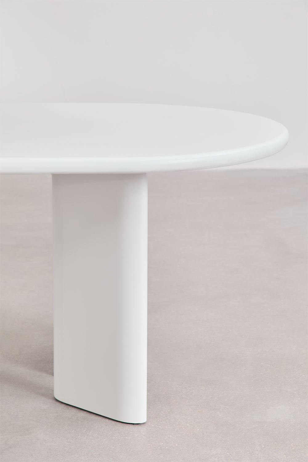 Mesa de comedor ovalada 220x100 cm en MDF Loulou, imagen de galería 5