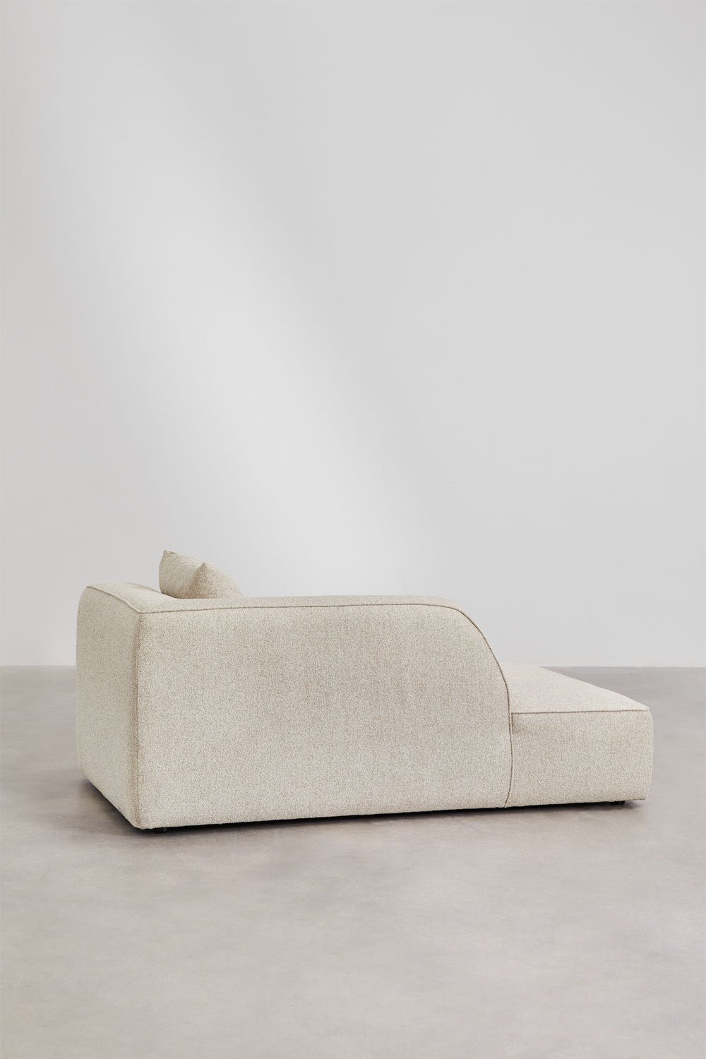 Módulo chaise longue izquierdo para sofá modular tapizado Cardea, imagen de galería 5