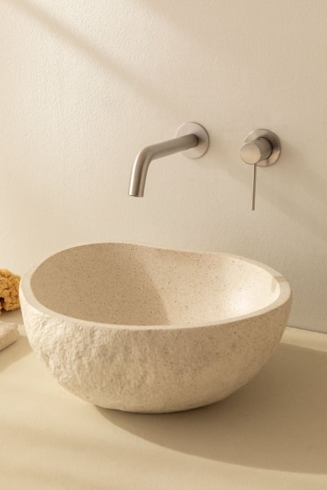 Grifo de lavabo empotrado en latón Orveta