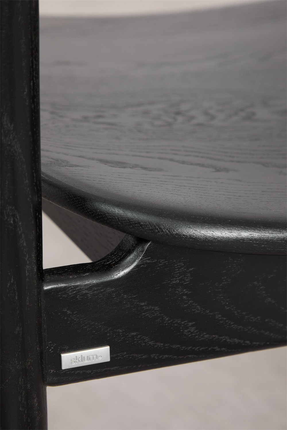 Pack de 4 sillas de comedor en madera de roble Mireita, imagen de galer&iacute;a 8