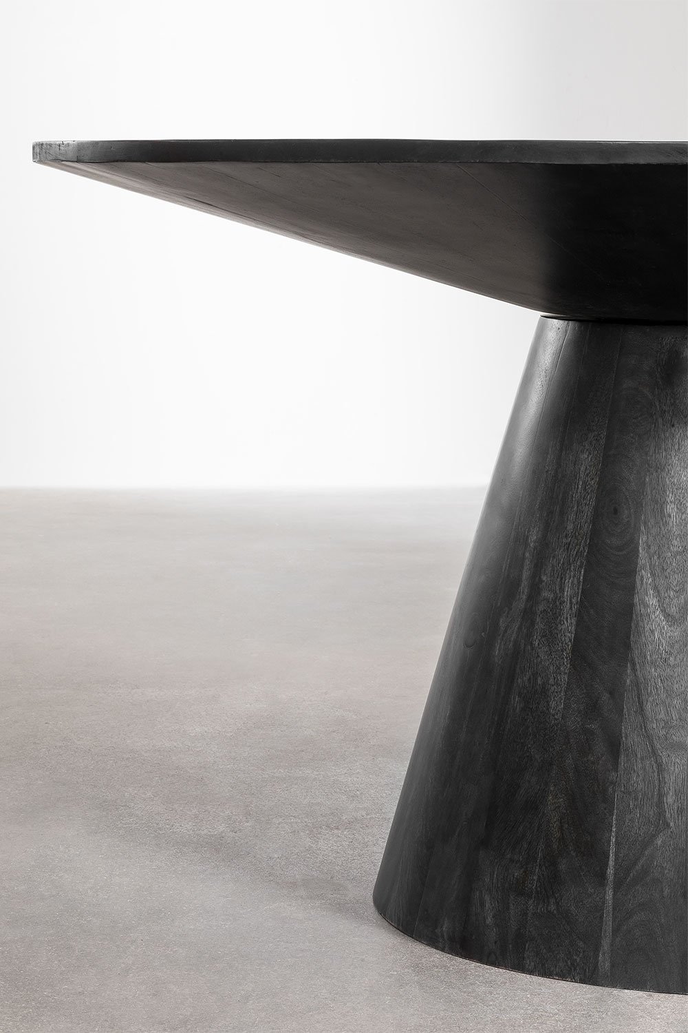 Mesa de comedor redonda Ø140 cm en madera de mango Weymar, imagen de galer&iacute;a 3