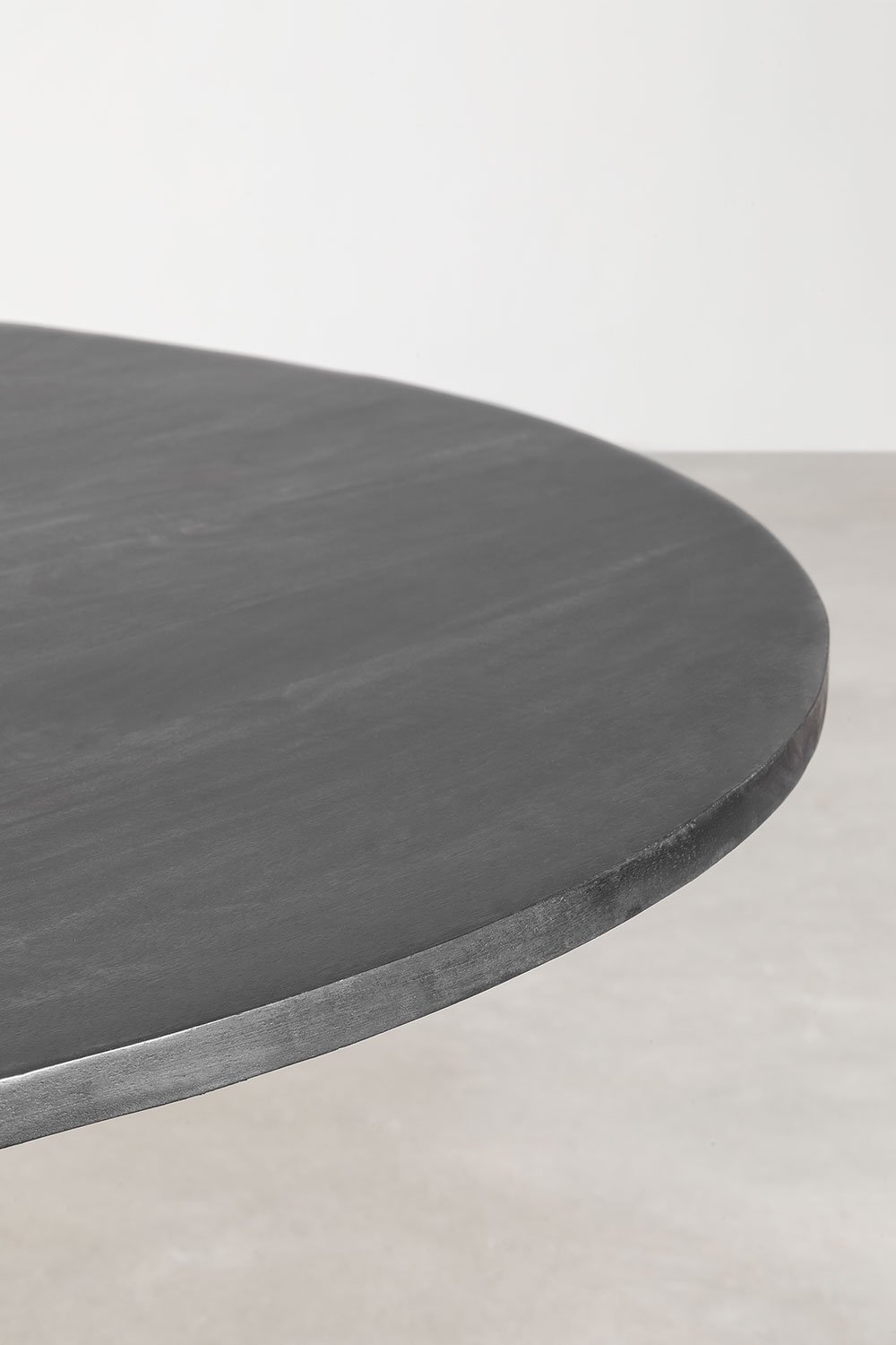 Mesa de comedor redonda Ø140 cm en madera de mango Weymar, imagen de galer&iacute;a 4