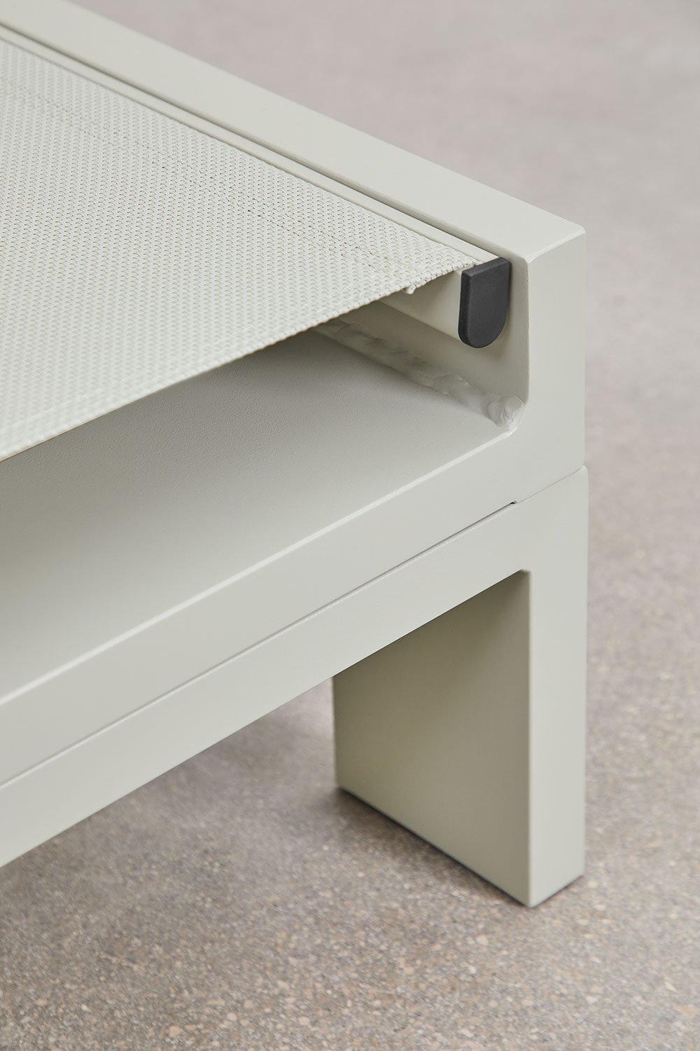 Tumbona reclinable en aluminio con cojín Akelia, imagen de galería 6