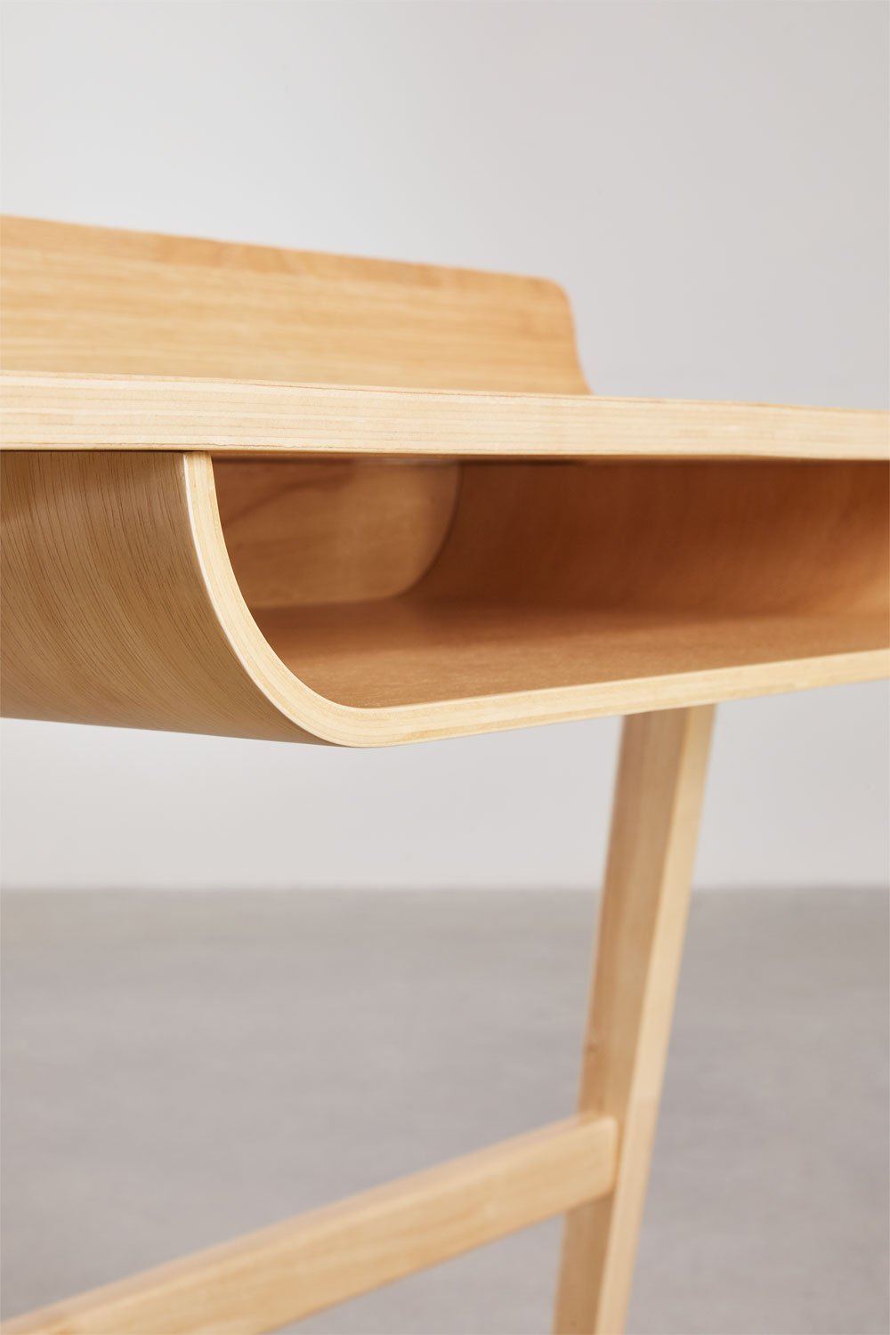 Escritorio 120x50 cm en madera Colman, imagen de galería 7