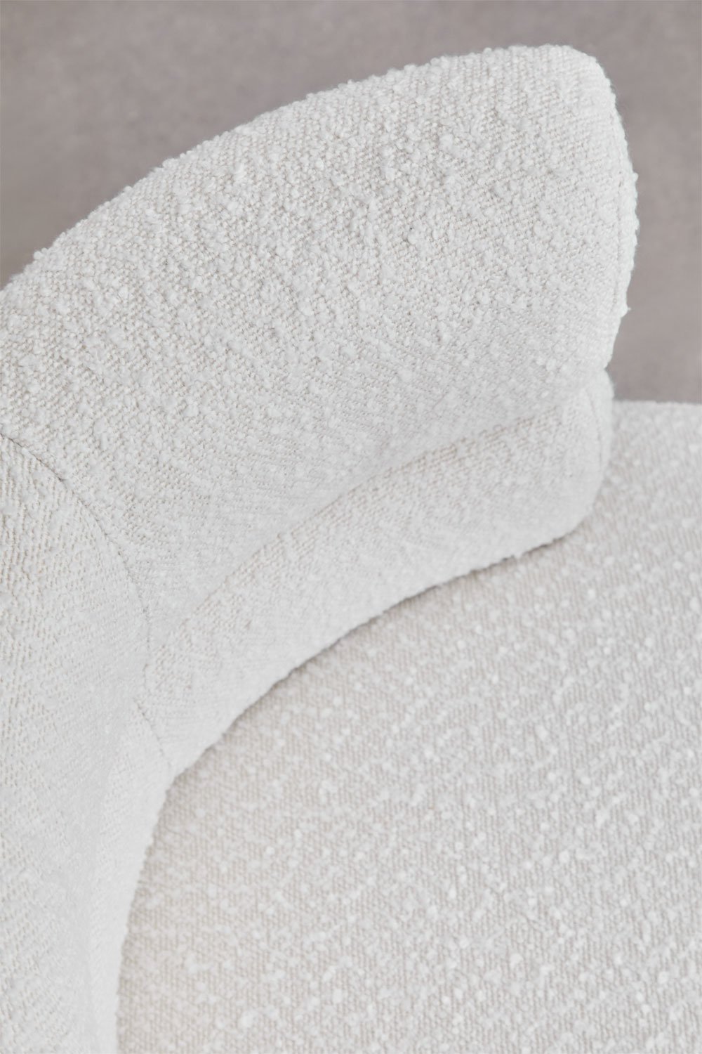 Pack de 2 sillones giratorios en tela bouclé Protea, imagen de galería 4