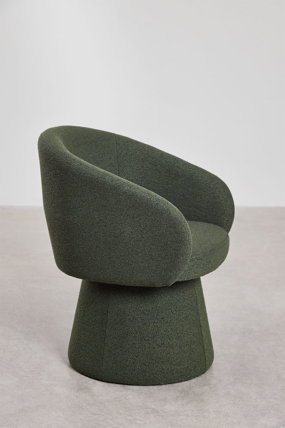 Sillón giratorio tapizado Flavian, imagen de galería 5