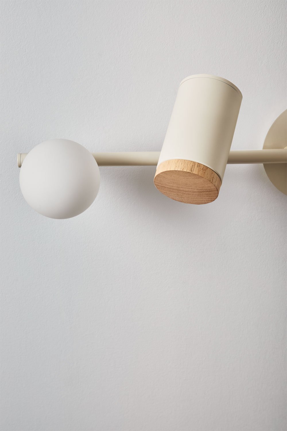 Lámpara de pared direccionable con 5 puntos de luz en hierro Amaranto, imagen de galería 4