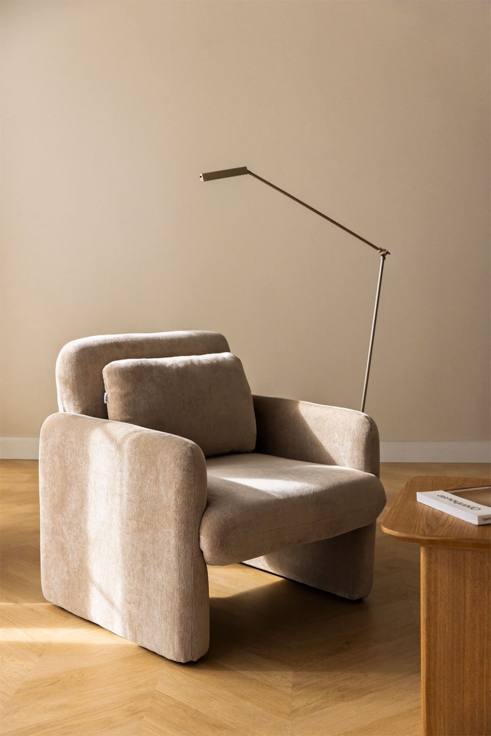 Sillón en chenilla Jeison, imagen de galería 1