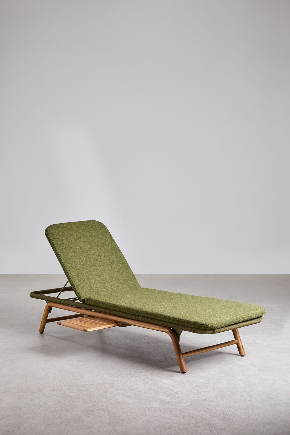 Tumbona reclinable en madera de acacia Ikaria, imagen de galería 4