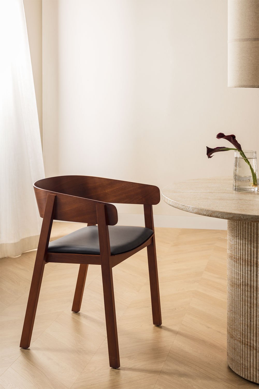 Pack de 4 Sillas de Comedor en Madera Olsen, imagen de galería 1