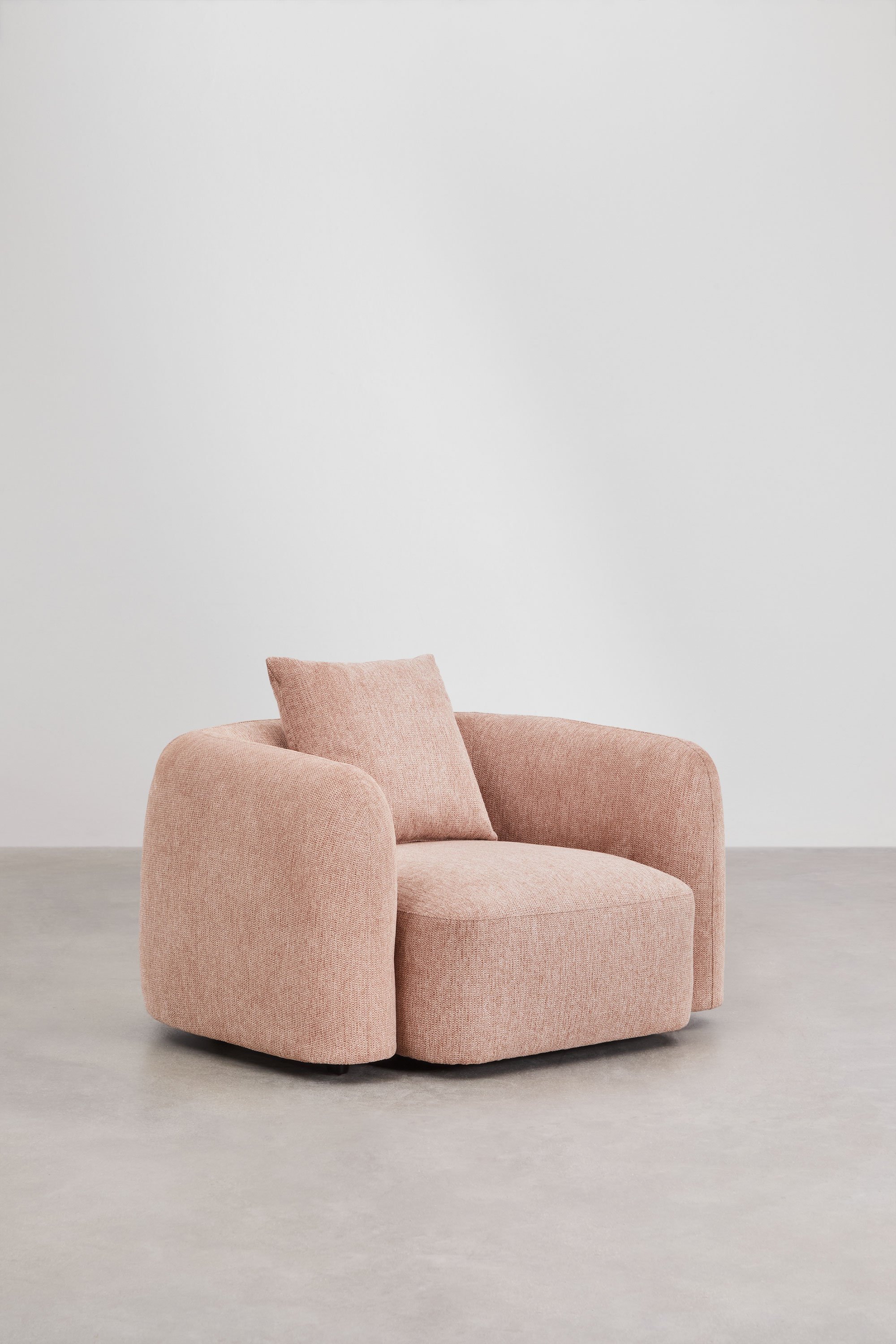 Sillón en chenilla Coco, imagen de galería 2