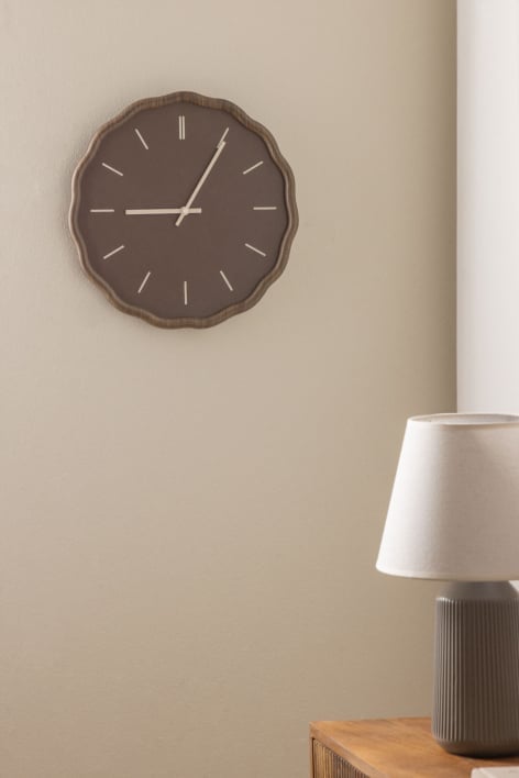 Reloj de pared en MDF Ø35 cm Tovarx