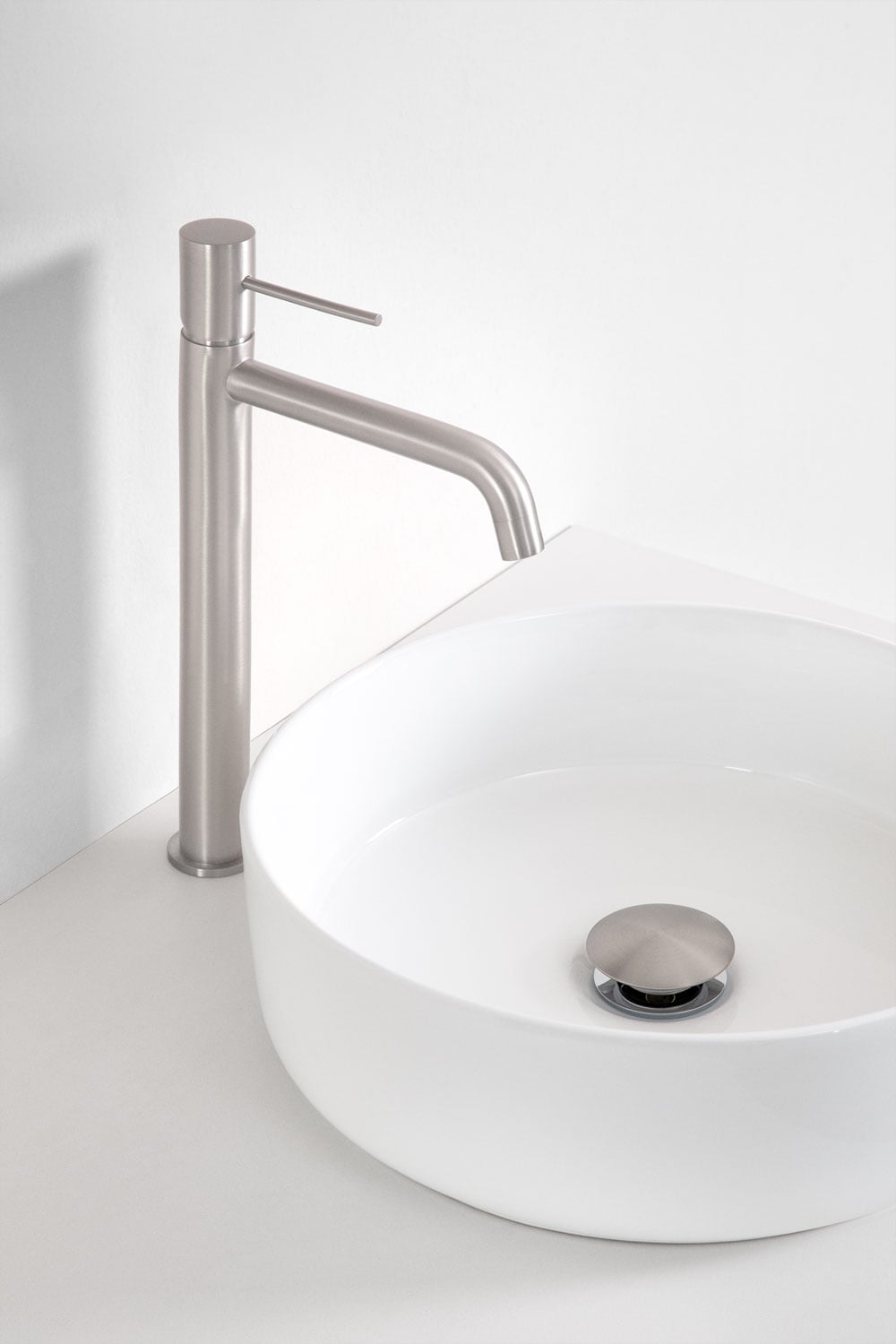 Conjunto de mueble de baño suspendido en madera de fresno Tedrik, imagen de galer&iacute;a 4