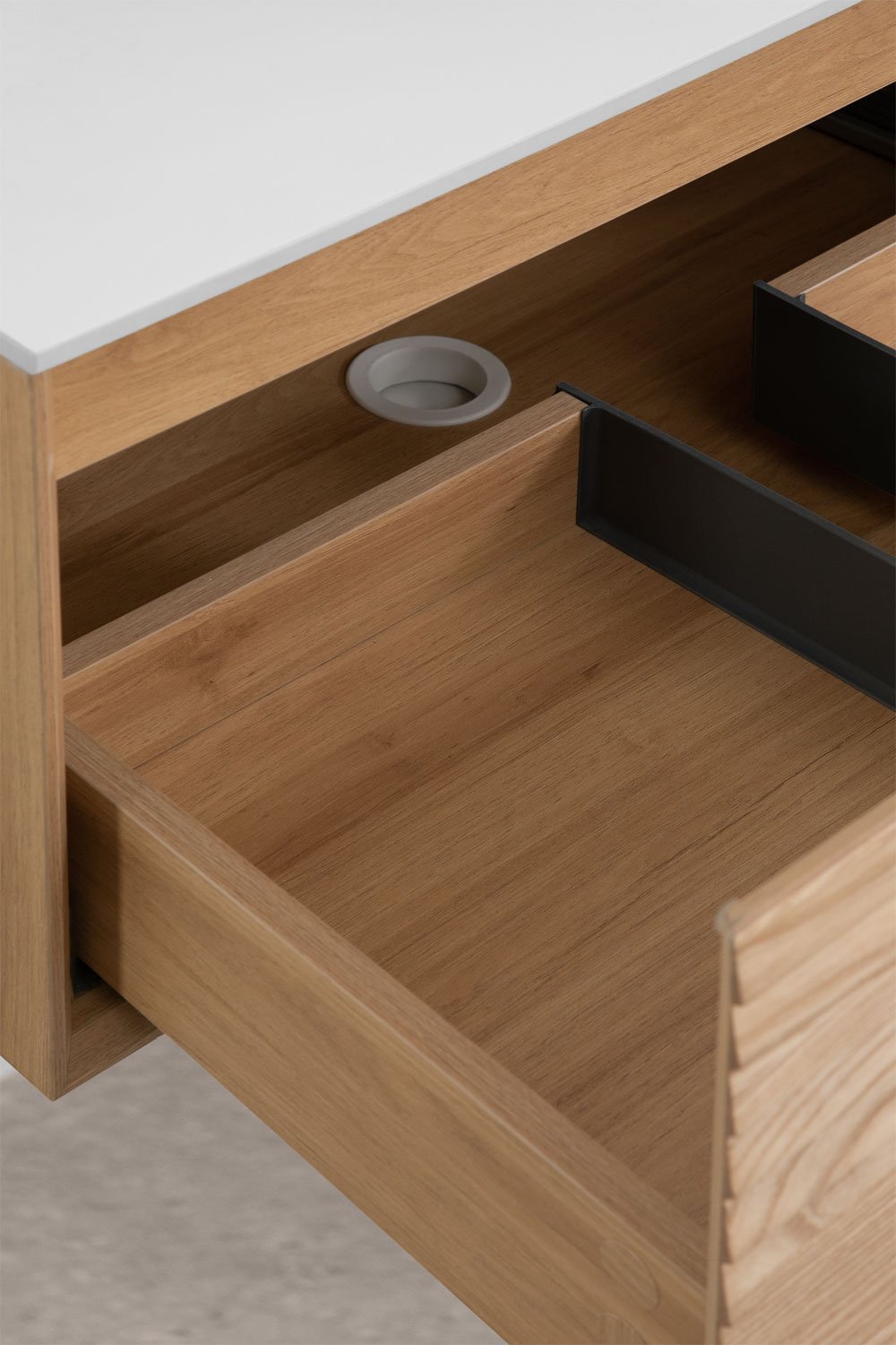 Conjunto de mueble de baño en madera de fresno Tedrik, imagen de galería 2