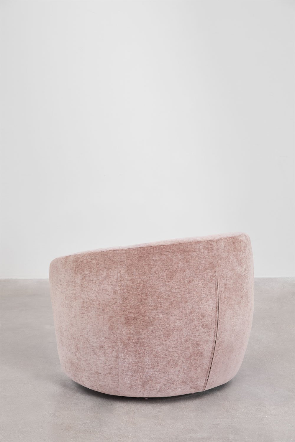 Sillón giratorio en chenilla Mieres , imagen de galería 7