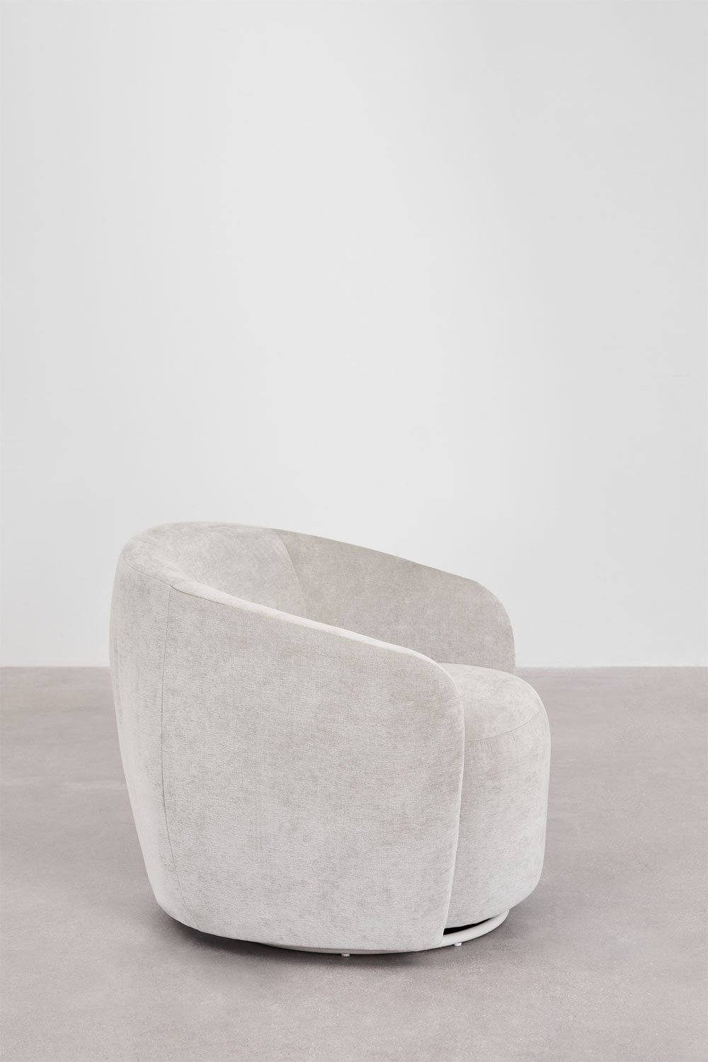 Sillón giratorio en chenilla Mieres , imagen de galer&iacute;a 6