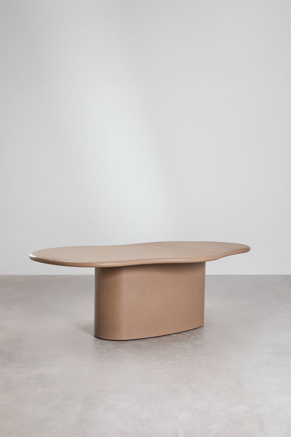 Mesa de comedor ovalada 230x130 cm en cemento Vaduz, imagen de galería 2