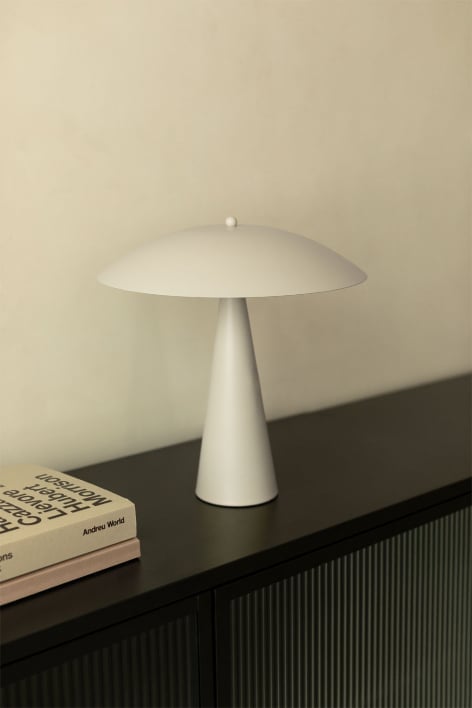 Lámpara de mesa en metal Irune