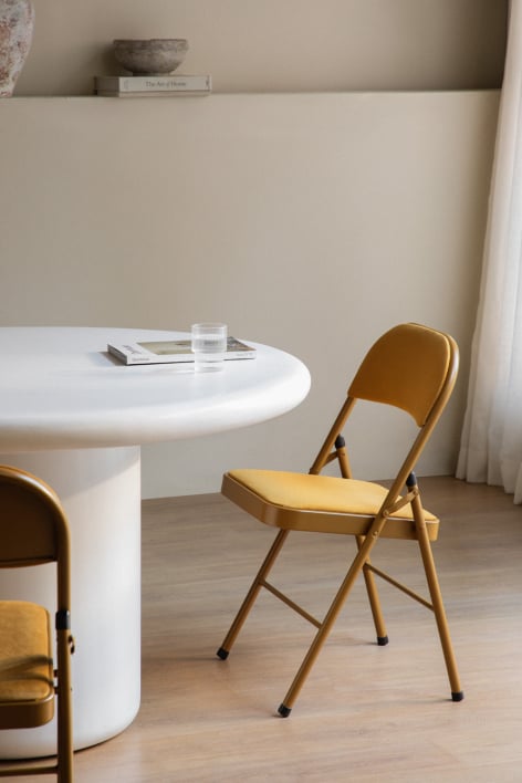 Pack de 2 Sillas Plegables en Terciopelo Keiren