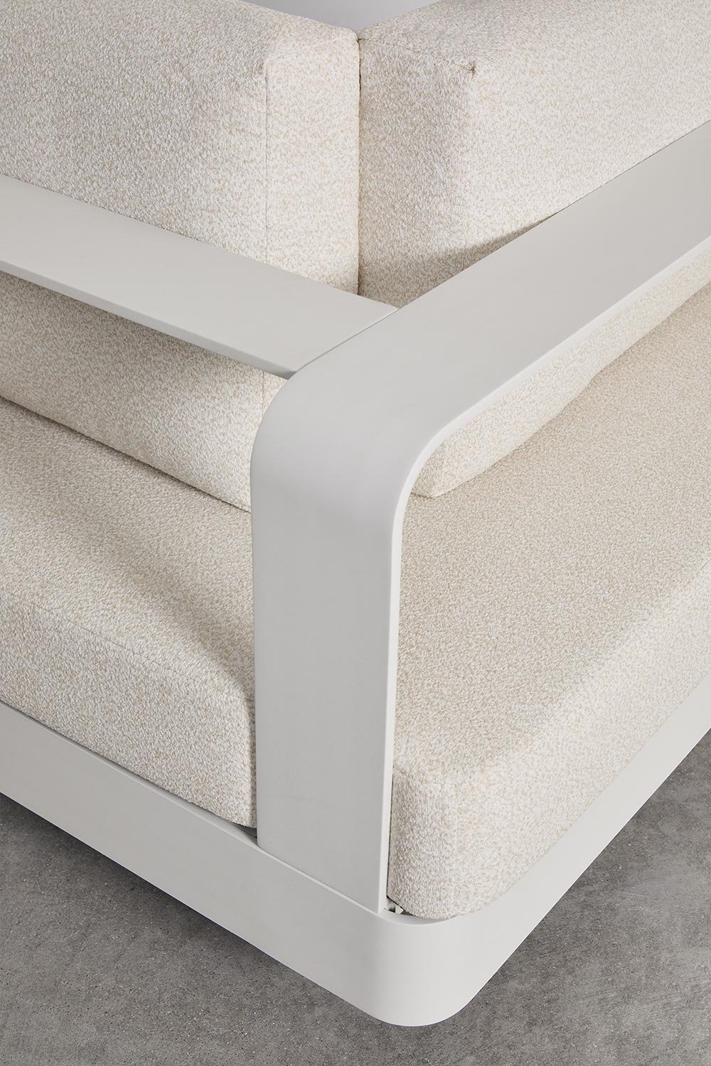 Sillón esquinero para sofá modular en aluminio Yarilo, imagen de galería 4