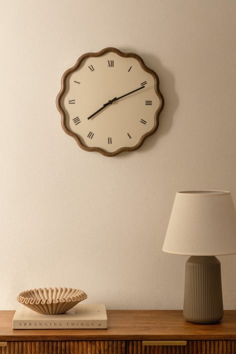 Reloj de pared en MDF Ø35 cm Axley