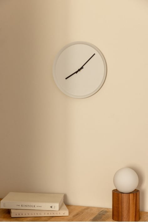 Reloj de pared en metal Sirdal