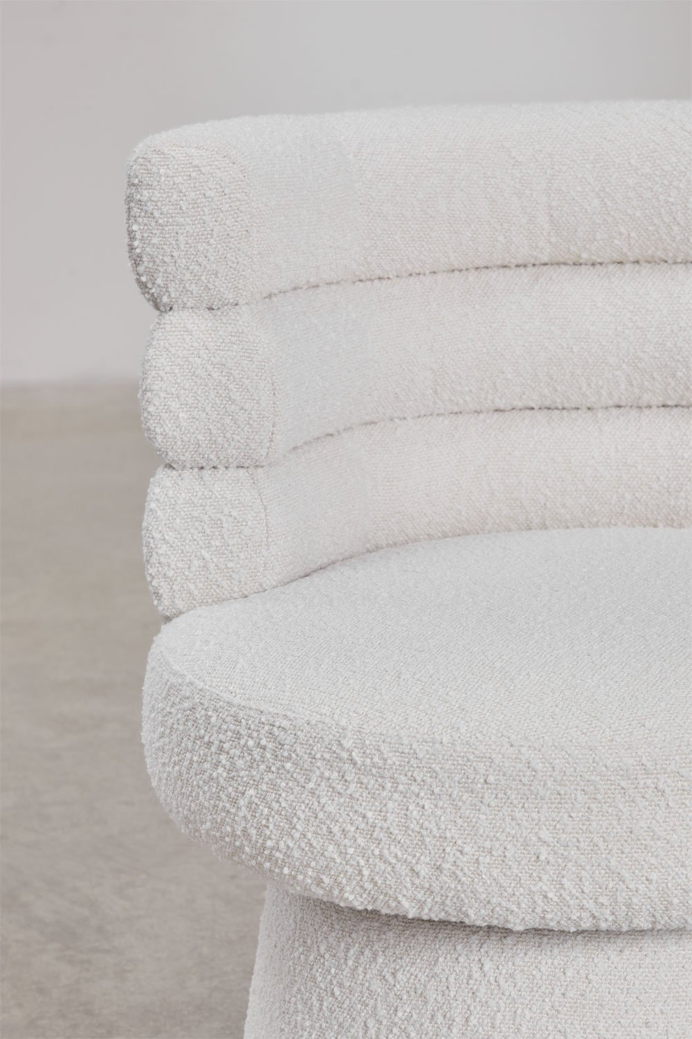 Pack de 2 sillas de comedor giratorias tapizadas Protea, imagen de galería 7