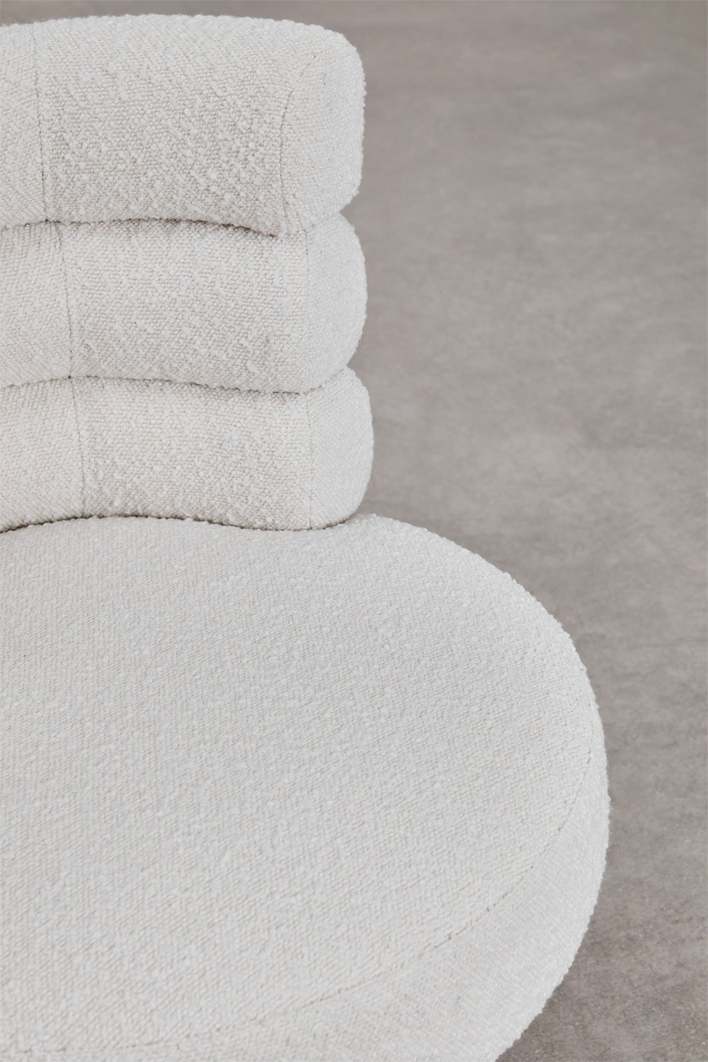 Pack de 4 sillas de comedor giratorias tapizadas Protea, imagen de galería 8