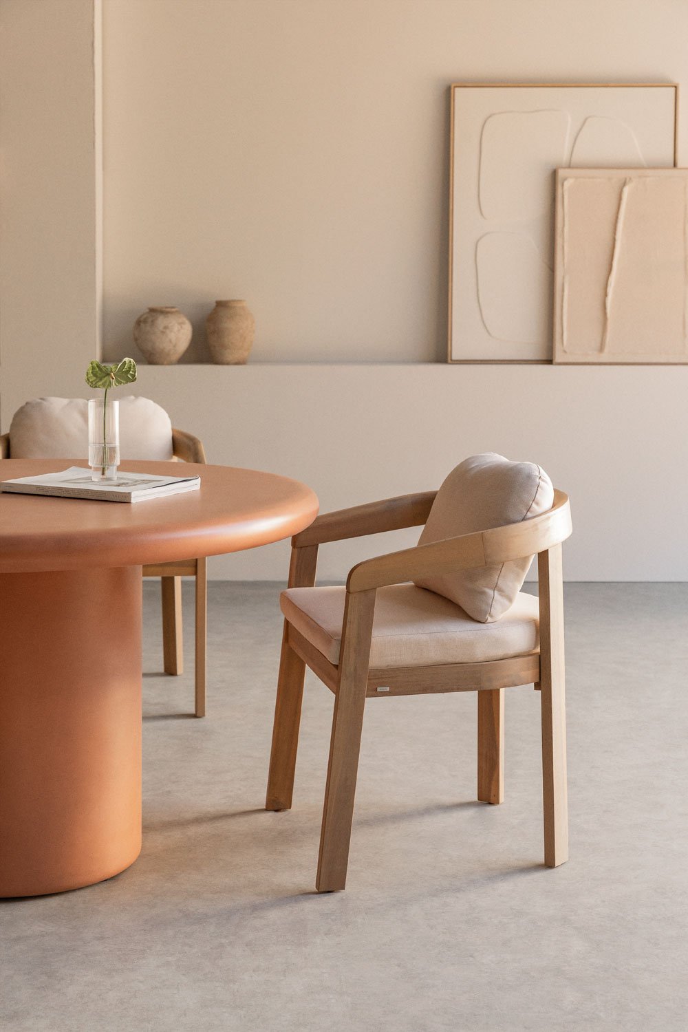 Silla de comedor en madera de acacia Uleno, imagen de galería 1