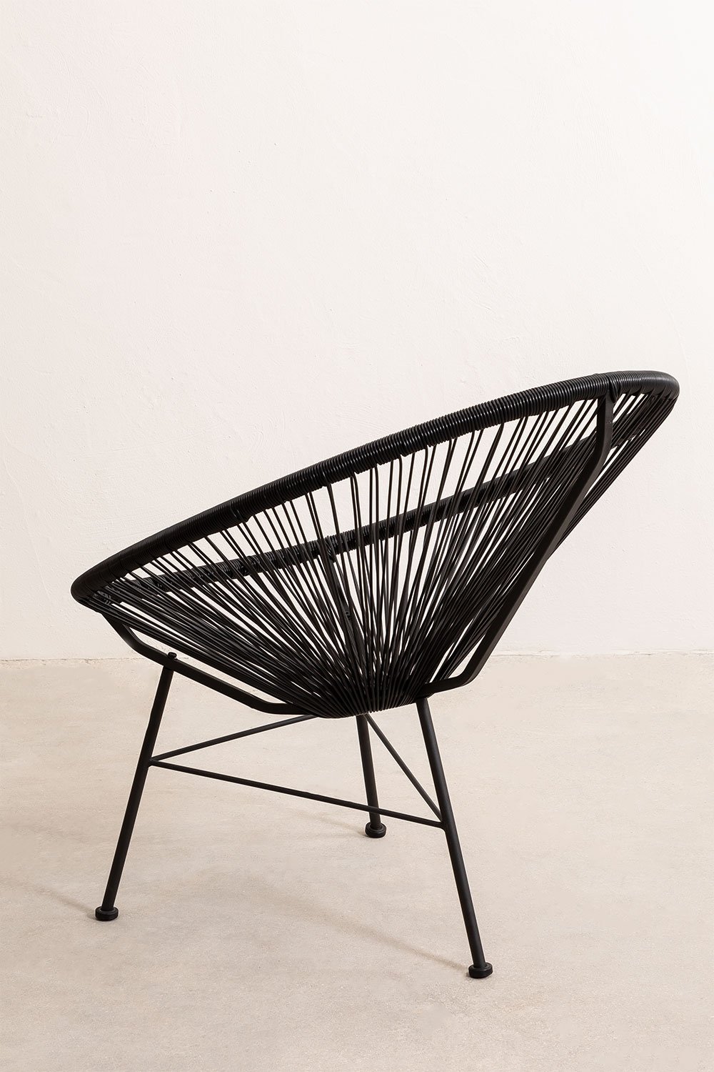 Pack de 2 sillones de jardín en acero y mimbre sintético New Acapulco, imagen de galería 4