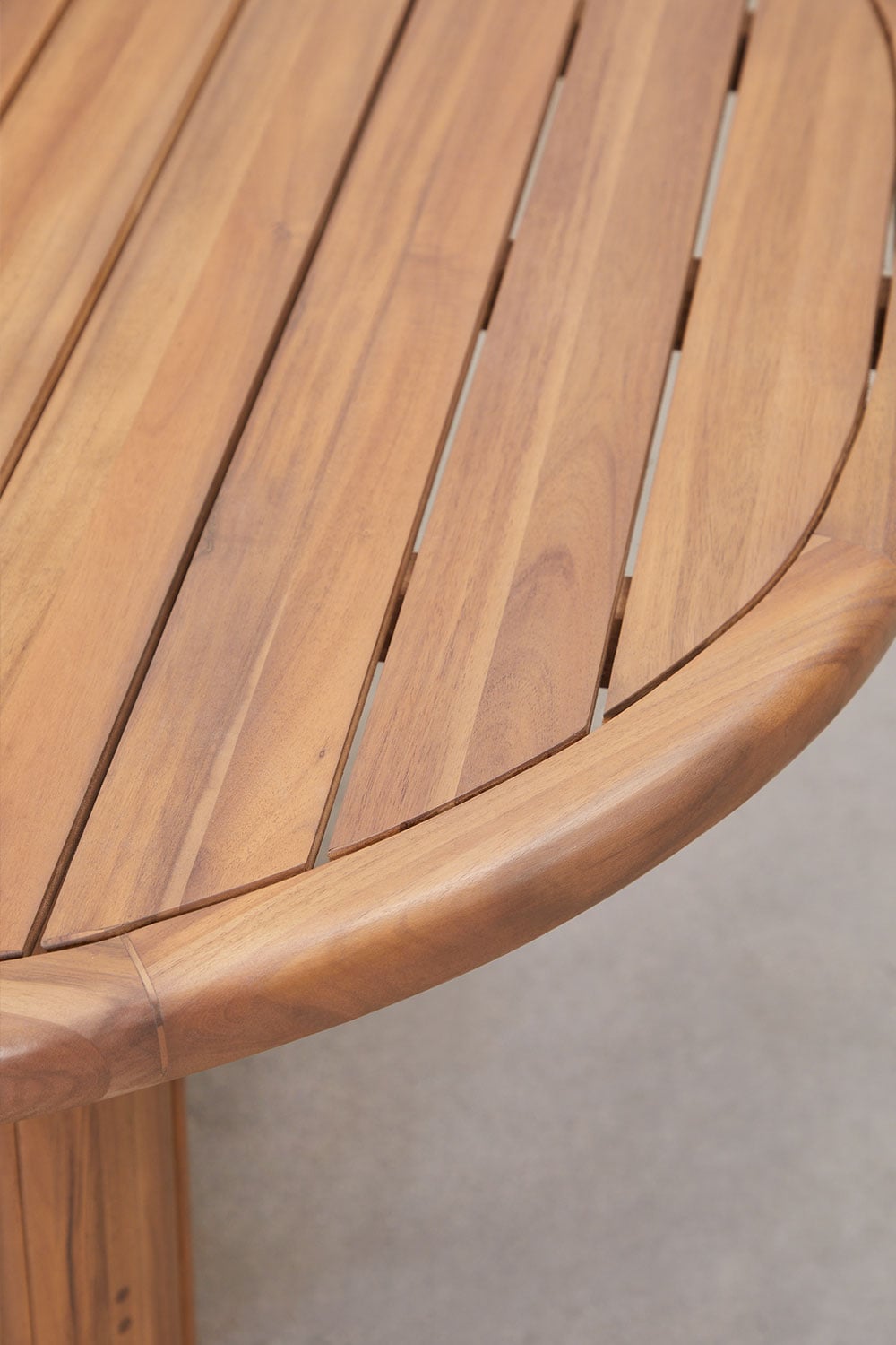 Mesa de comedor ovalada en madera de acacia Ginara, imagen de galer&iacute;a 5