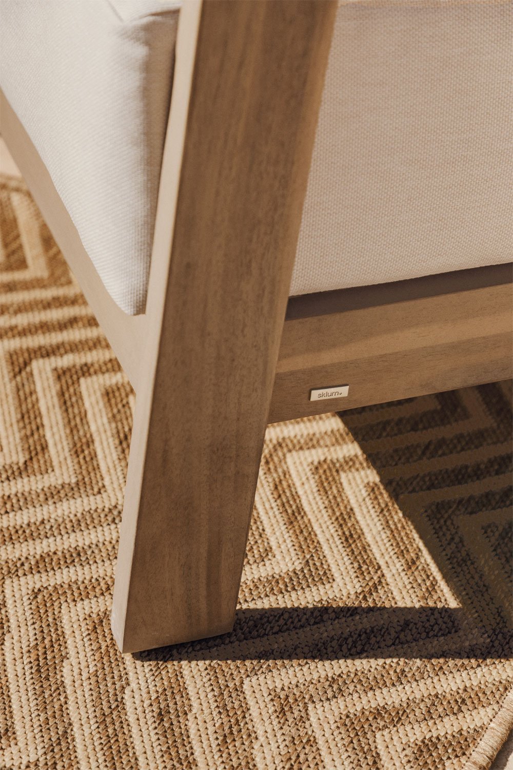 Sillón de jardín en madera de acacia Uleno  , imagen de galería 3