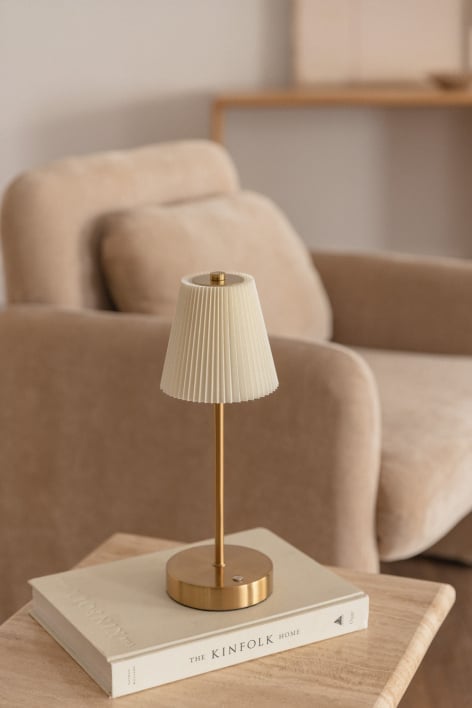 Lámpara de mesa LED inalámbrica en hierro Myrdal