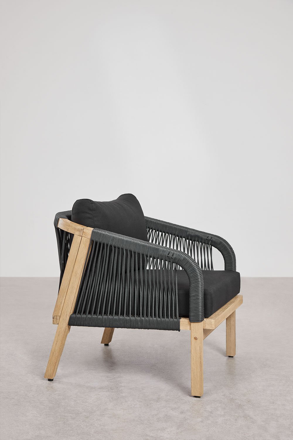 Sillón de jardín en madera de acacia Dubai, imagen de galería 4