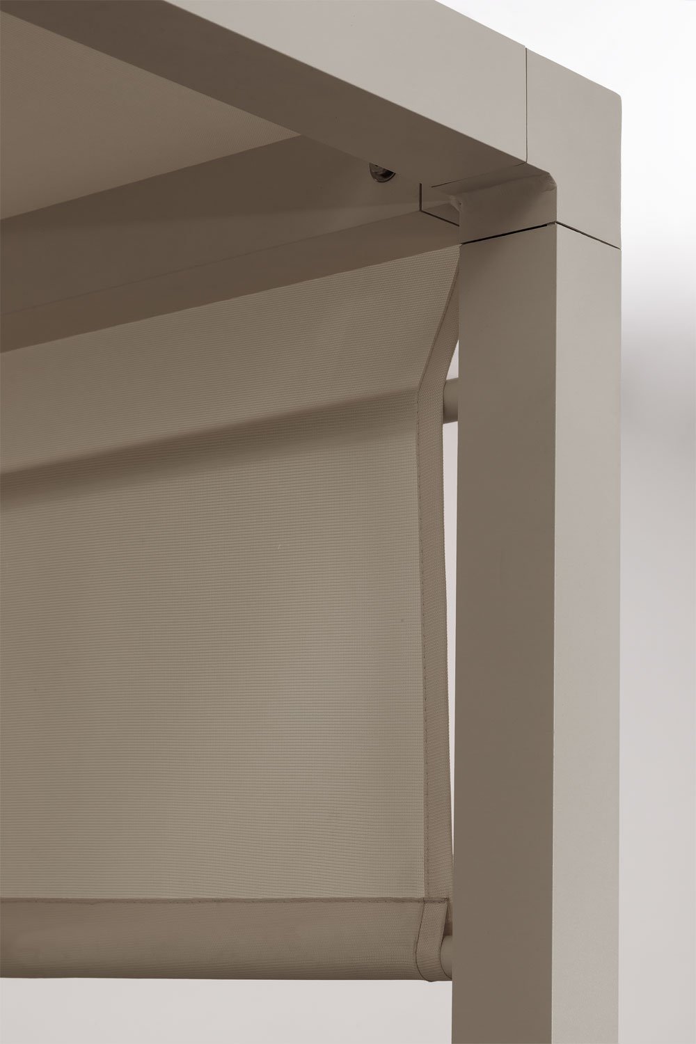 Cama balinesa reclinable en aluminio y tela Nasau, imagen de galería 10