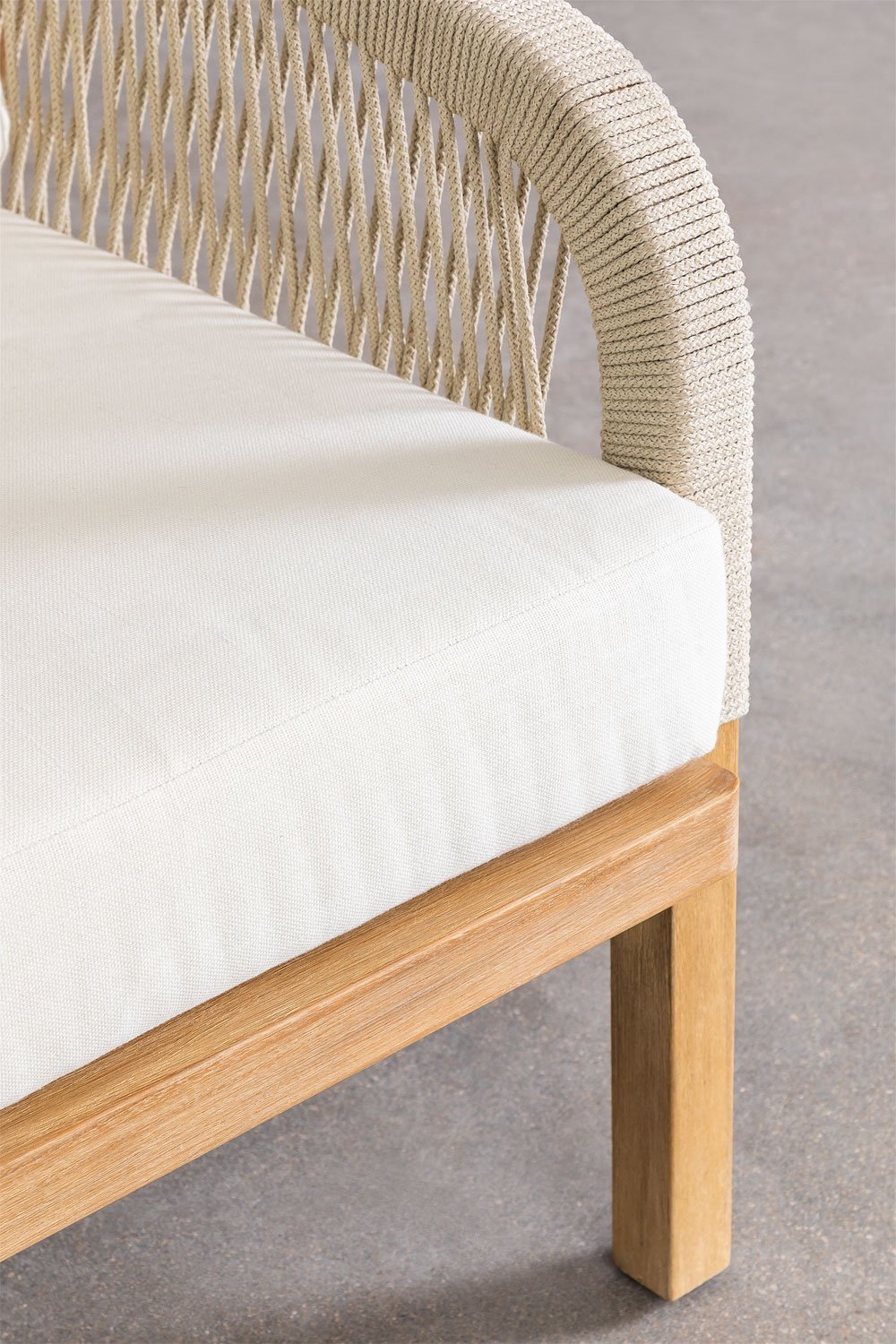 Pack de 2 sillones en madera de acacia Dubai, imagen de galería 5