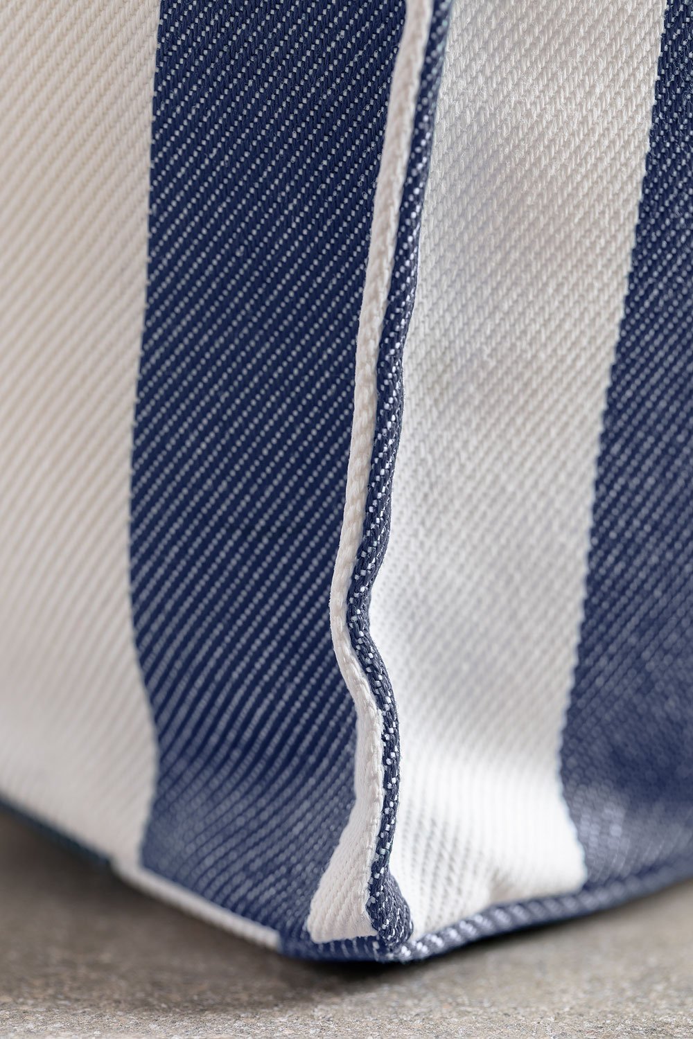 Puff rectangular 75x65 cm de jardín en tela Sandel , imagen de galería 4