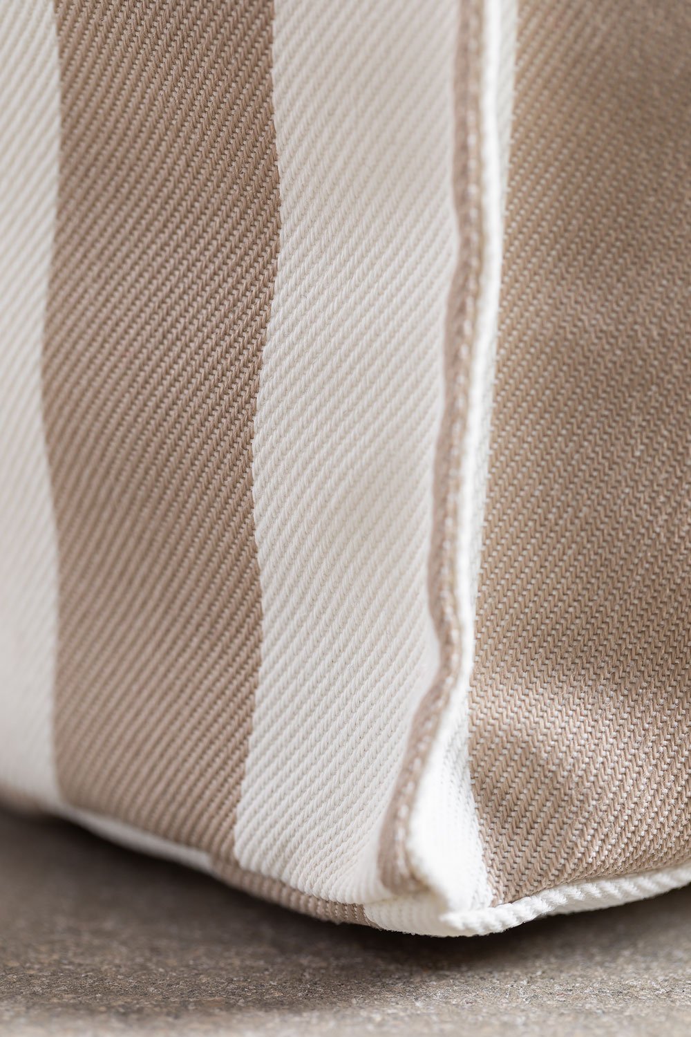 Puff rectangular 75x65 cm de jardín en tela Sandel , imagen de galería 4