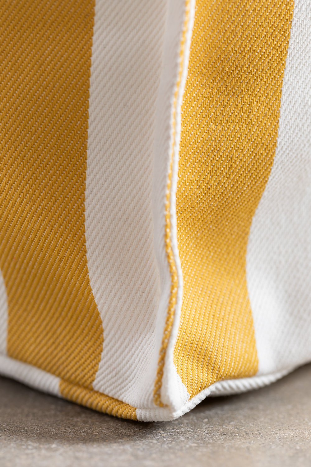 Puff rectangular 75x65 cm de jardín en tela Sandel , imagen de galería 3