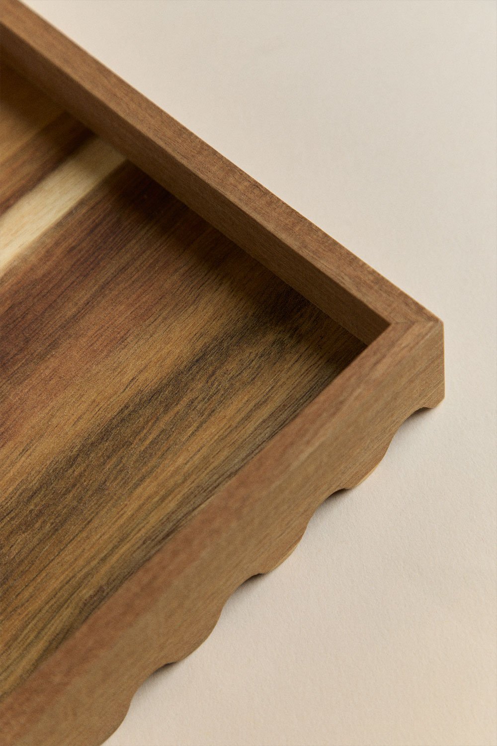 Bandeja decorativa en madera de acacia Gaupen , imagen de galer&iacute;a 5