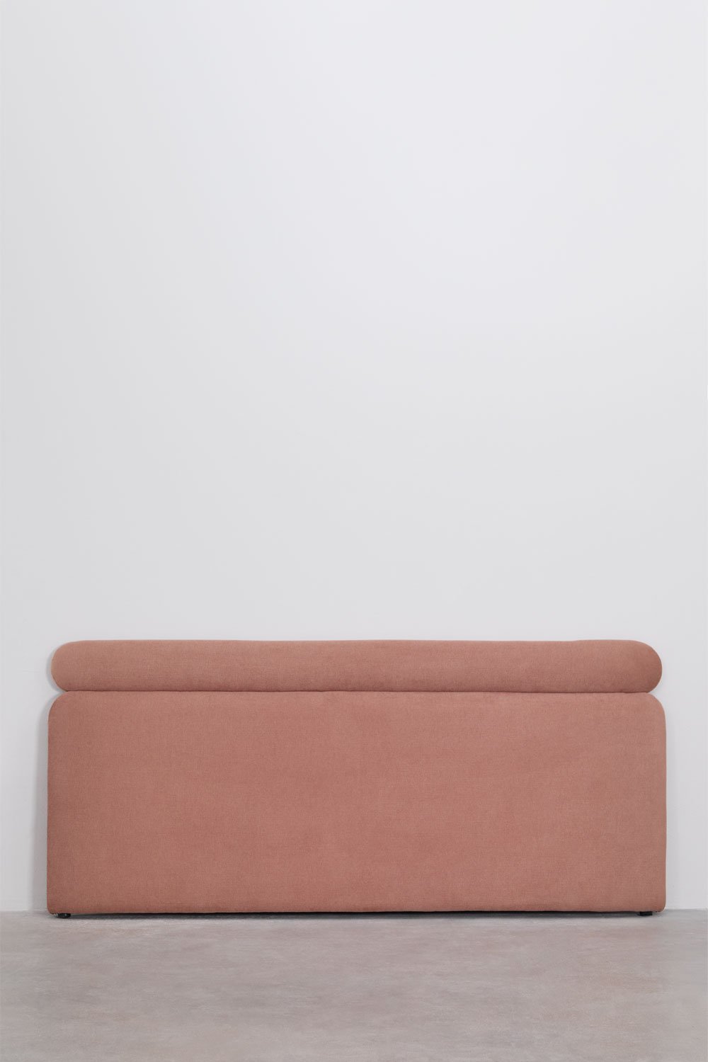 Cabecero para cama de 90cm en tela rosa cuarzo Cirene, imagen de galería 1