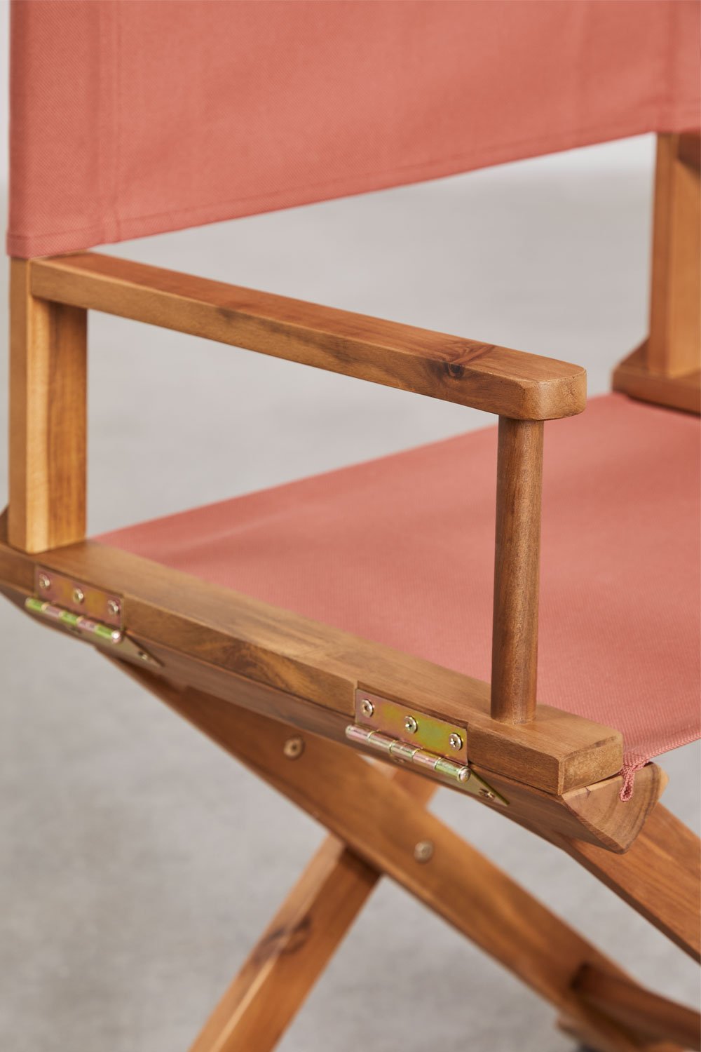 Silla de director plegable de jardín en madera de acacia Ridley, imagen de galería 6