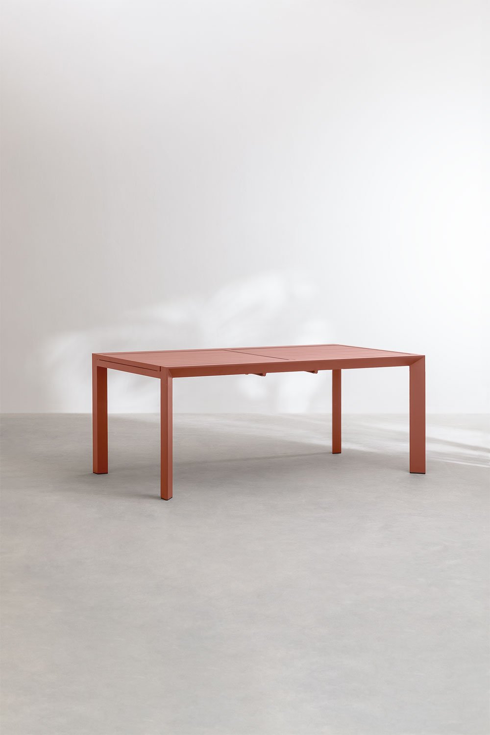 Mesa de jardín rectangular 180-240x100 cm extensible en aluminio Starmi   , imagen de galería 1