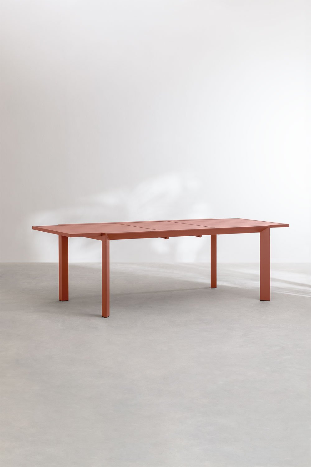 Mesa de jardín rectangular 180-240x100 cm extensible en aluminio Starmi   , imagen de galería 2